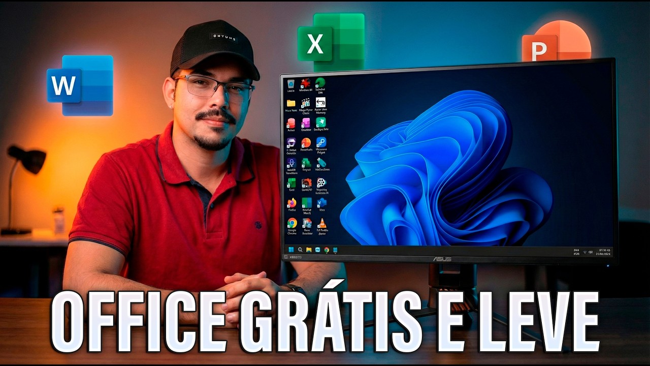 PARE DE PAGAR! 😱 O Pacote Office COMPLETO e GRÁTIS de 2026! 📂