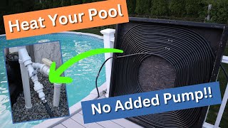 ABOVE GROUND POOL HEATER using solar, w/out adding an additional water