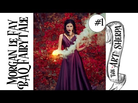 BAQ Morgan Le Fay  Acrylic Painting Class  Step By Step Fantasy Art #3 | The Art Sherpa