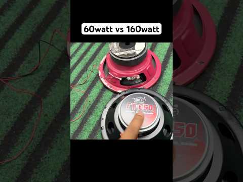 160 watt rms वाले 6.5 inch car speaker vs 60 watt rms waale sweton subwoofer 🔊