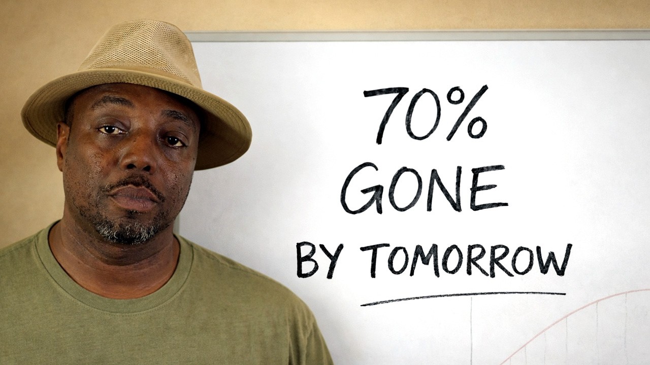 Why You Forget 70% of What You Learn in 24 Hours (The Science + Fix)