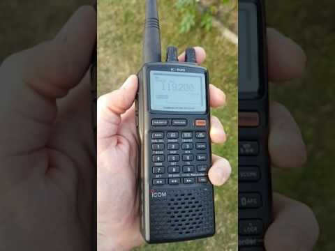 Icom IC-R20 internal noise (CPU?)