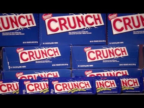 How Crunch Bars Are Made (from Unwrapped) | Food Network