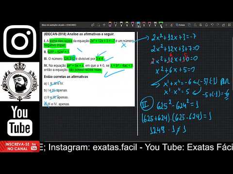🎯 07- QUESTÕES DE MATEMÁTICA PARA CONCURSOS (IDECAN-2018) - (PRODUTOS NOTÁVEIS).