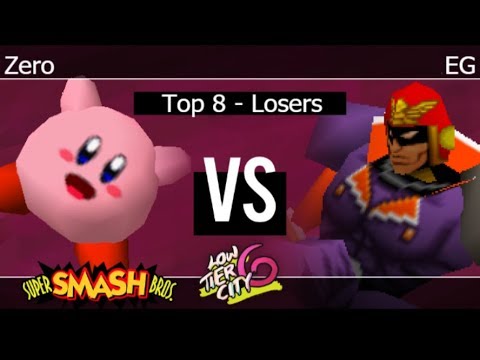 LTC 6 - Zero (Kirby) vs EG  (C Falcon) Top 8 Losers - SSB64