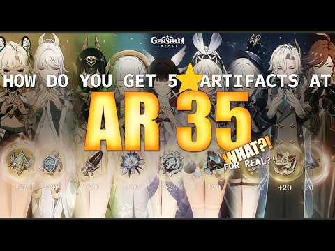 How do you get 5⭐ artifacts at AR35? WHAT?! | Genshin Impact