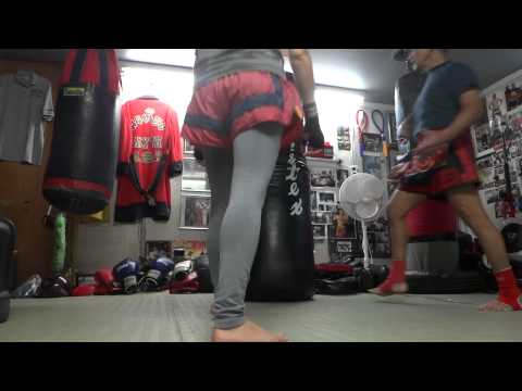 Open the Hip and Standing Leg for the Muay Thai Kick or Knee