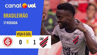 ATHLETICO-PR VENCE O INTERNACIONAL NA PRIMEIRA RODADA DO CAMPEONATO! VEJA GOL DE MENDONZA