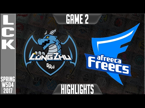 LongZhu Gaming vs Afreeca Freecs Highlights Game 2 - LCK Week 5 Day 4 Spring 2017 - LZ vs AFR G2
