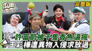 【宜蘭-彰化】許富凱被9千隻香魚逼瘋 哭喊「我還是回去唱歌好了！」 香魚跳進衣服狂鑽！王彩樺崩潰求放過 ｜瓜田冠軍的誕生 ｜ 20250212【第5集完整版】