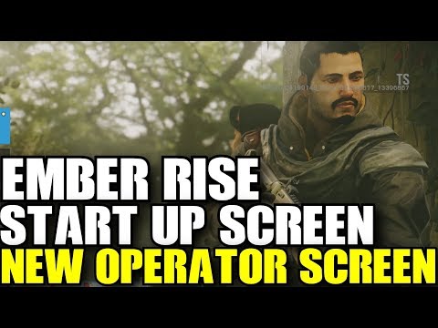 Ember Rise First Start Up Screen Amaru Goyo Gameplay New Operator Loadout Screen Rainbow Six Siege