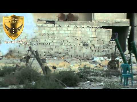 استهداف هيئة دروع الثورة التابعة لقوات العاصمة بقذائف الهاون الفوج 81 إشارة في بلدة شبعا في ريف دمشق