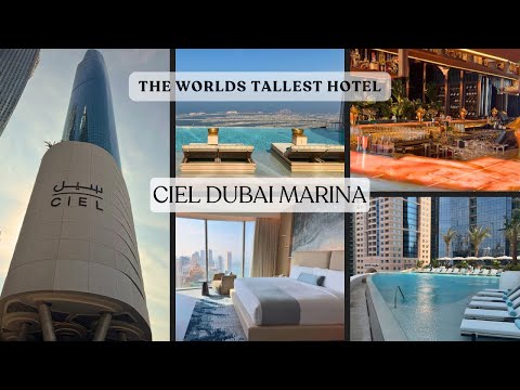 Ciel Dubai Marina Hotel Tour: World’s Tallest Hotel, Highest Infinity Pool & TATTU Sky Lounge