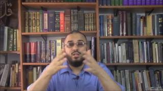 صورة لؤي الشريف يفسر كلمة أوحى بالآرامي بكلام عبري لا معنى له