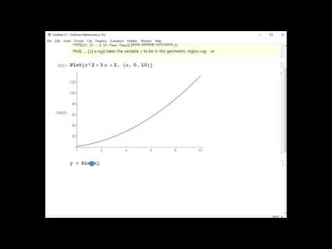 Mathematica Plotting Functions