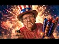 ANGRY GRANDMA EXPLODING FIREWORKS