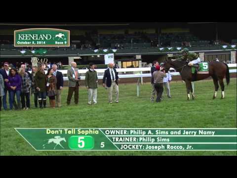 2014 Juddmonte Spinster (G1) - Don't Tell Sophia