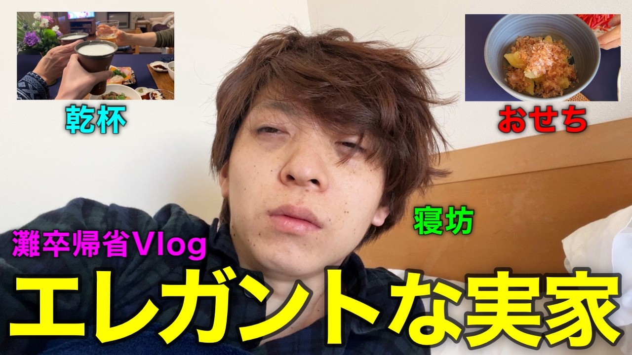 【母も登場】灘卒28歳無職の、エレガントすぎる実家の一週間。【Vlog】