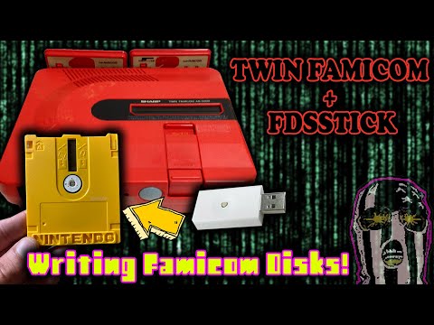 How To Read / Write Nintendo Famicom Discs with FDSSTICK + Twin Famicom
