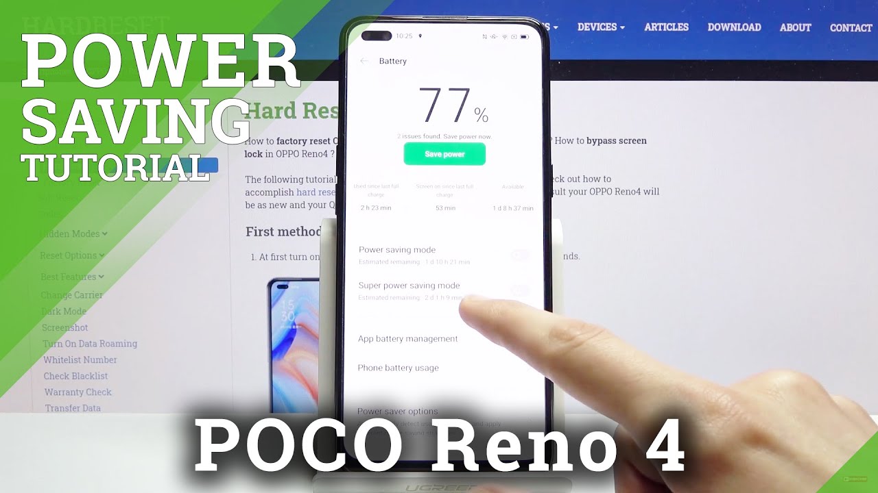How to Enable Power Saving Mode in OPPO Reno 4 – Extend Battery Life