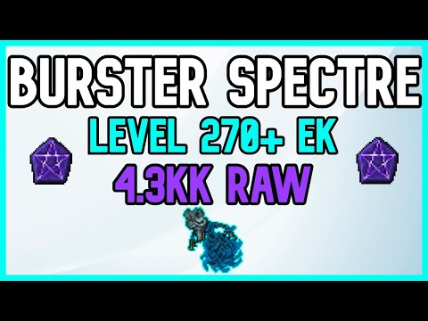 Tibia 270+ EK (4.3kk raw) Burster Spectre (Haunted Tomb)