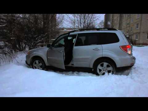 Yokohama Geolandar G95A on Subaru Forester III SH in winter