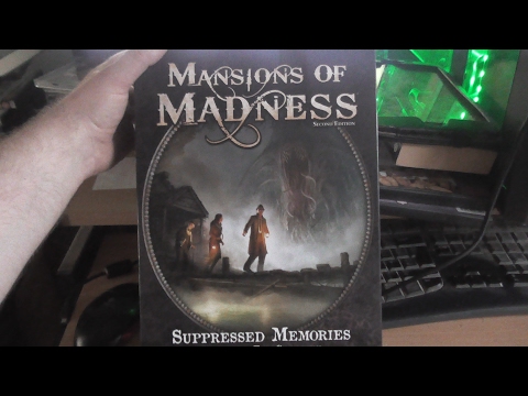 An unboxing of Mansions of madness: Suppressed Memories Figure and Tile set 