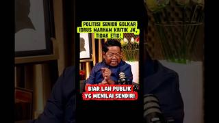 Download lagu IDRUS MARHAM CRITICIZES JK, NOT ETHICAL! ⁉️#jokowi #prabowo #roysuryo mp3