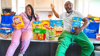 WE WENT GROCERY SHOPPING FOR OUR HOUSE! + FRIDGE RESTOCK