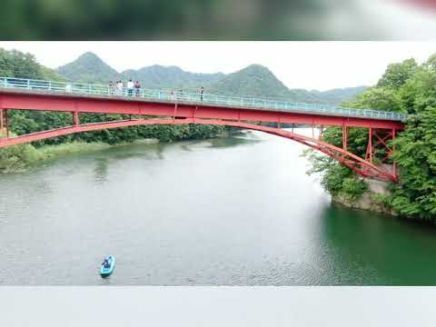 Hokkaido /Hidaka] Jump towards the river! Bridge swing