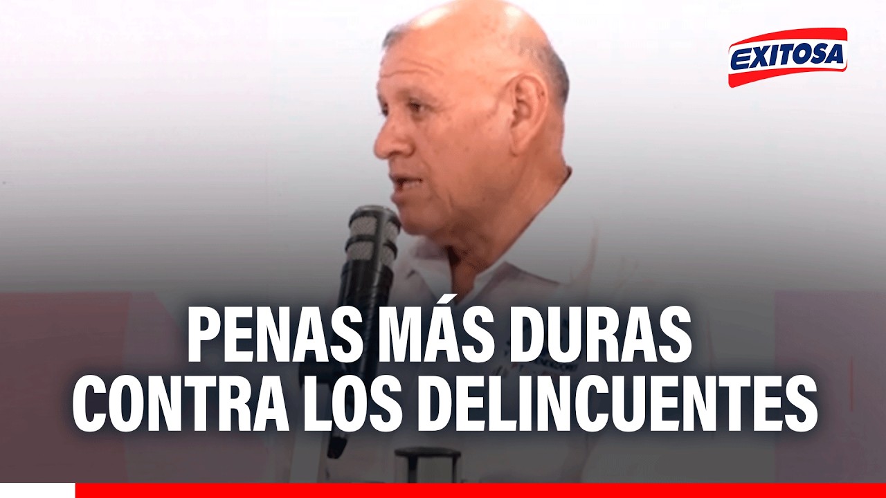 🔴🔵 Napoleón Becerra promete modificar el Código Penal: “Endurezcamos las penas”