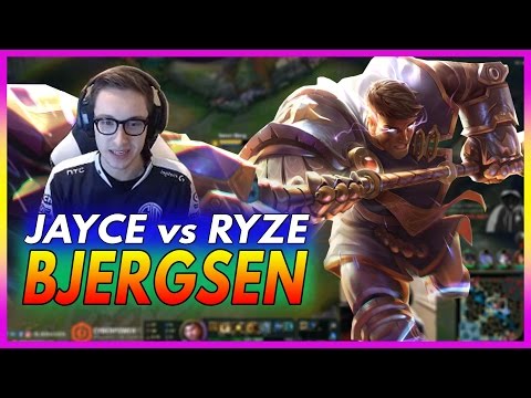 442.  Bjergsen Jayce vs Ryze Mid - March 26th, 2017 - Patch 7.6 Season 7
