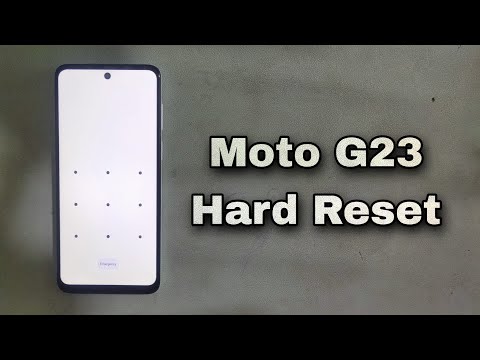 How To Hard Reset Motorola G23 Screen Lock Remove Without PC