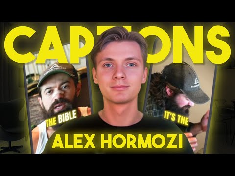 How To Make Alex Hormozi Style Captions in Premiere Pro