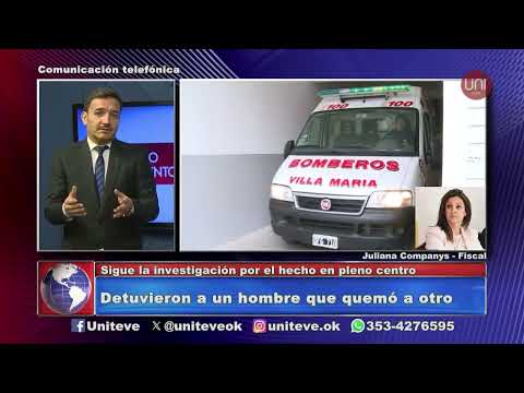 Último momento: detuvieron a quien prendió fuego a su compañero en la vía pública