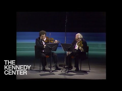 Isaac Stern, Itzhak Perlman - Leclair (Arthur Rubinstein Tribute) - 1978 Kennedy Center Honors