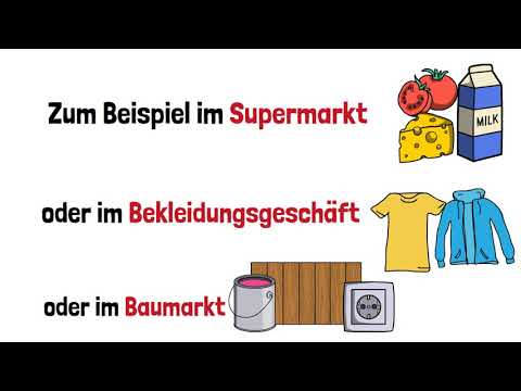 Berufe kurz erklärt: der Verkäufer/ die Verkäuferin