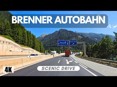 Innsbruck - Brennero | Brenner Autobahn A13 | Scenic Drive | Austria | ASMR