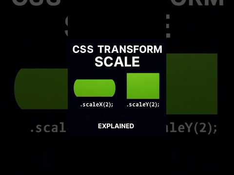 Master CSS Transform Scale (with 3D visualization) 📦