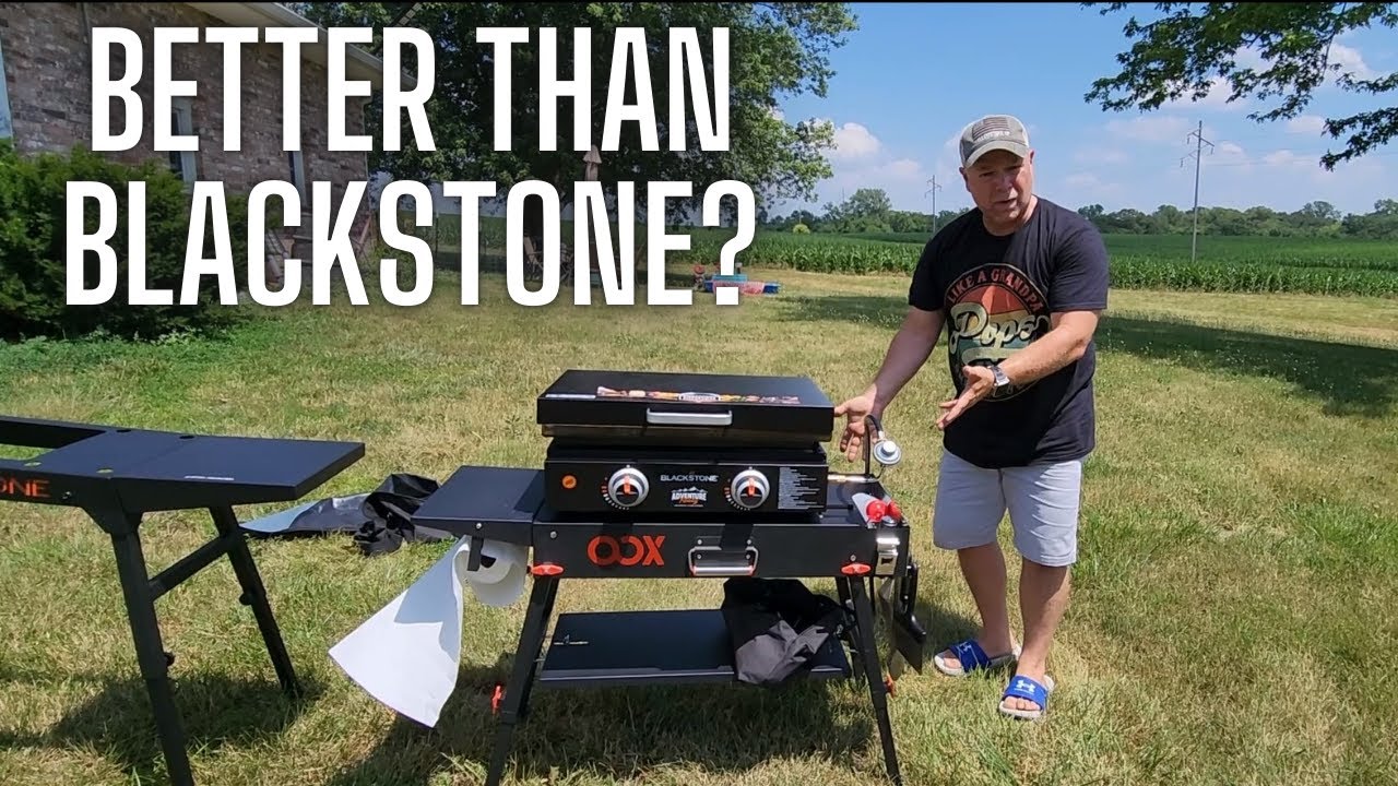 Universal Griddle Stand OOX | Portable Grill Table with Double-Shelf