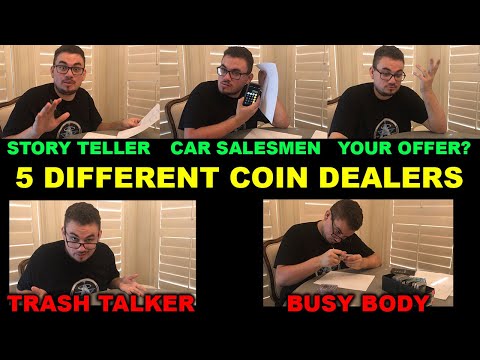 5 DIFFERENT Coin Dealers YOU FIND at Coin Shows!