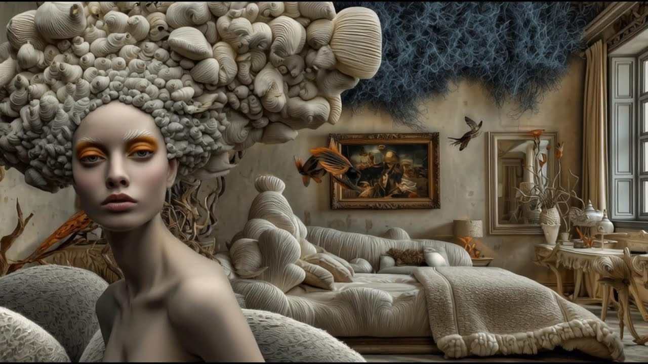 The Art of Hair Styling | AI fashion & music short film | #aiartreimagined #aivideo #animation