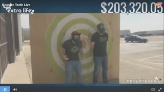 Jack and Jeremy get shot with paint balls by their wives - Extra Life 2016