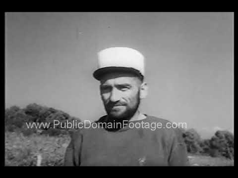French Foreign Legion retreat home - 1954 archival newsreel and footage pubicdomainfootage.com