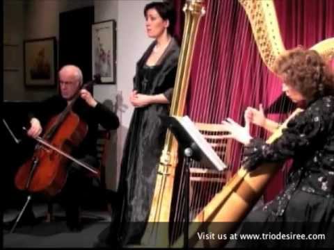 Bachianas Brasileiras (Aria) by Villa Lobos, transcription for harp and voice by Trio Désirée