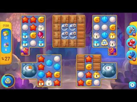 Fishdom  Level 7131 - 7140 (First Try) 🐠