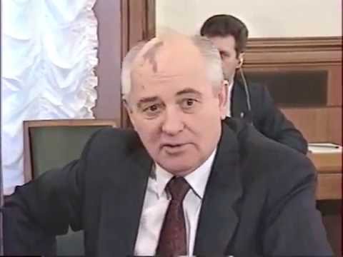 Горбачев после Беловежских соглашений (12.12.1991)