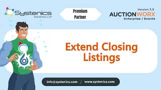 Extend Listings on AuctionWorx Enterprise - Easily Manage Auction Timelines