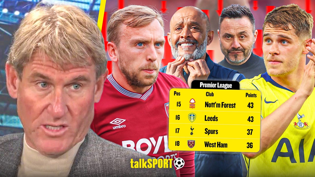 Simon Jordan EXAMINES West Ham's Relegation SCRAP as Spurs can go FOUR POINTS CLEAR with a WIN!