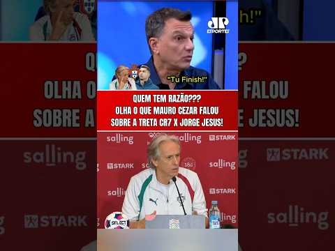 MAURO CEZAR: “O QUE O JORGE JESUS FEZ COM O CRISTIANO RONALDO É…” | ANÁLISE DO ATRITO EM PORTUGAL!